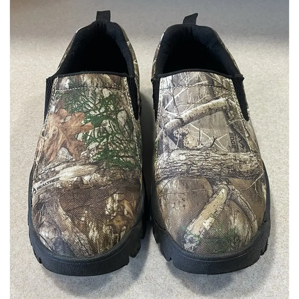 Cascade Outdoor Gear Slip On Shoes Men’s Size 9 Camo Real Tree Rugged Outdoor